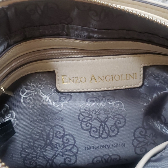 Enzo Angiolini Cami Crossbody Bag Tapioca with Gold Chain NWT - Picture 7 of 14